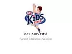 AFL Kids First - slide 1