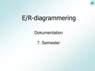 e r diagrammering
