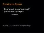 Branding en Design - slide 1