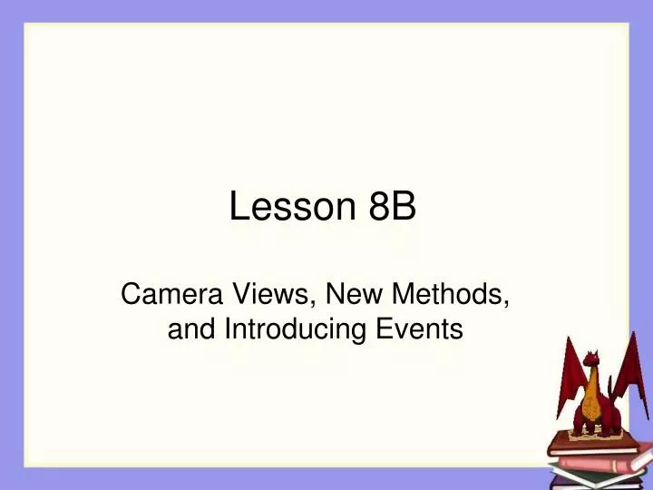 lesson 8b