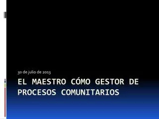 30 de julio de 2013