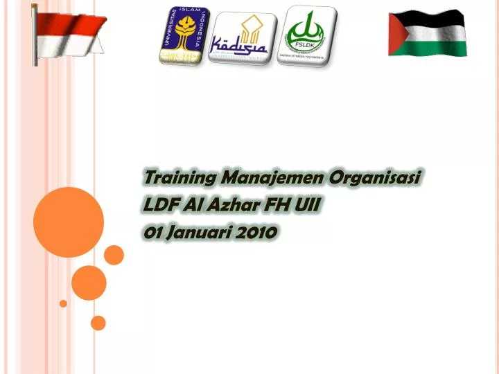 training manajemen organisasi ldf al azhar fh uii 01 januari 2010