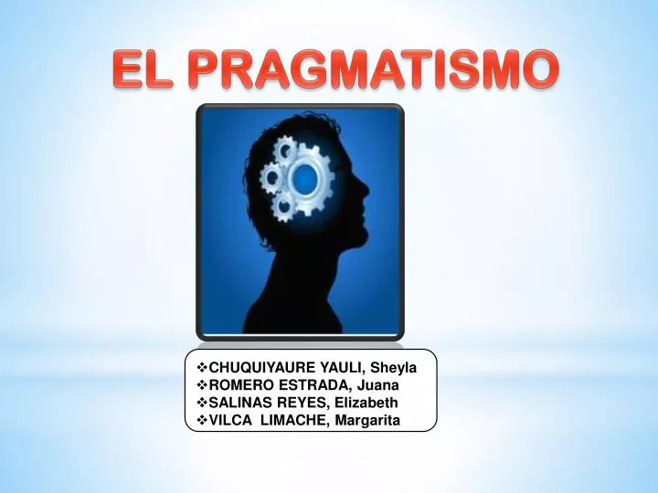 el pragmatismo