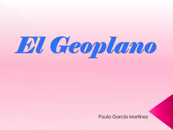 el geoplano paula garc a mart nez