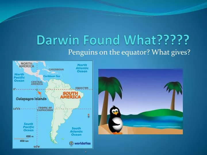 darwin found what