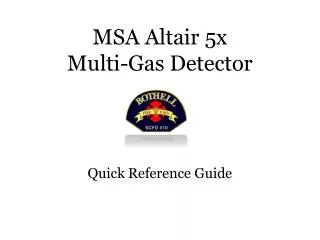 MSA Altair 5x Multi-Gas Detector