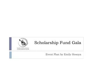 Scholarship Fund Gala