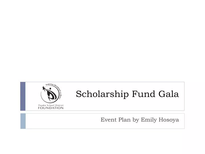 scholarship fund gala