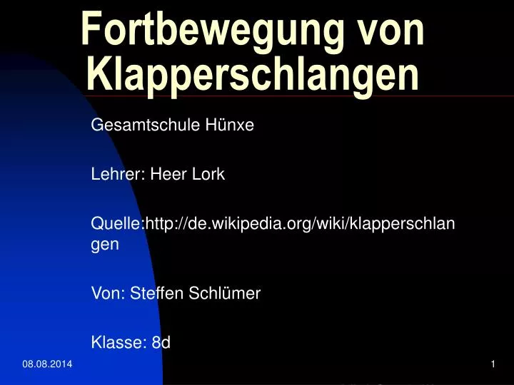 fortbewegung von klapperschlangen