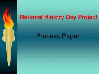 National History Day Project