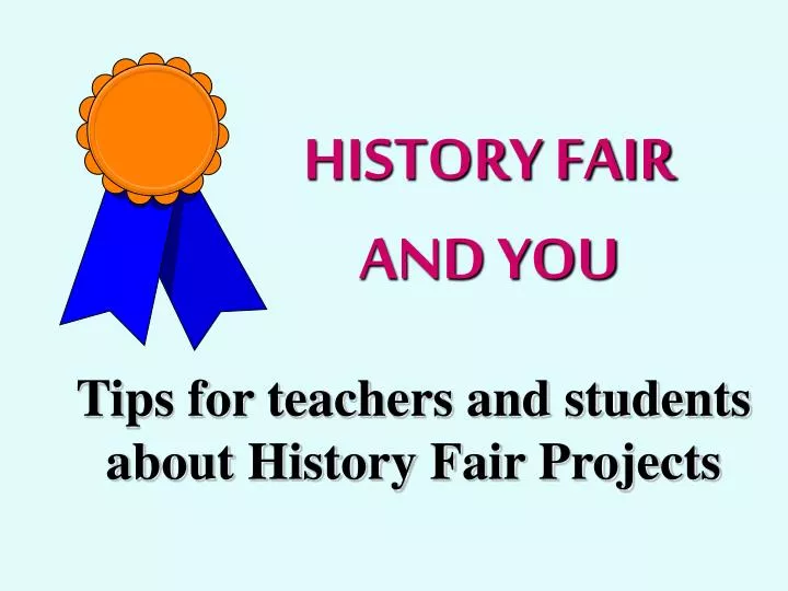 history fair and you