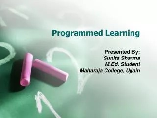 programmed learning