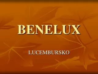 benelux