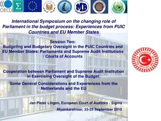 Jan Pieter Lingen, European Court of Auditors / Sigma Afyonkarahisar, 23-25 September 2010