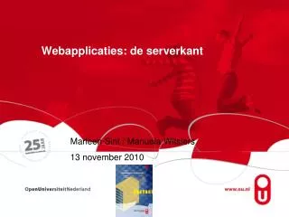webapplicaties de serverkant