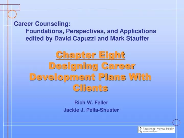 chapter eight designing career development plans with clients