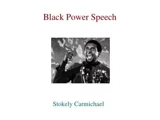 Black Power Speech