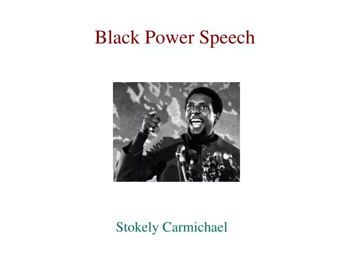black power speech