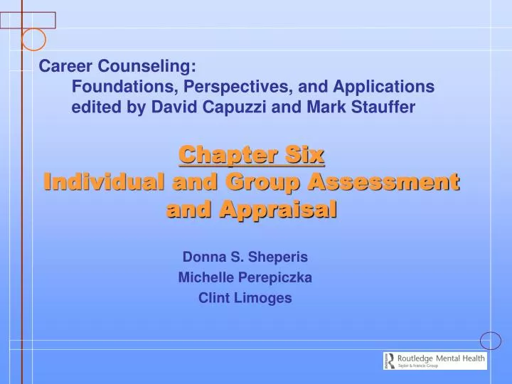 chapter six individual and group assessment and appraisal