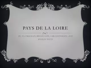 PAYS DE LA LOIRE