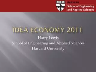 Idea Economy 2011