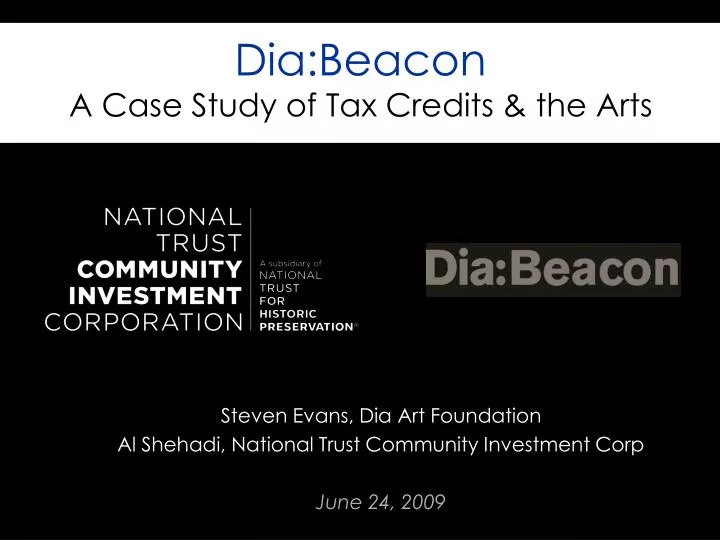 dia beacon a case study of tax credits the arts