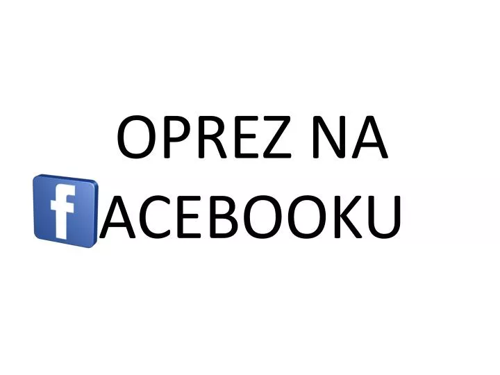 oprez na acebooku