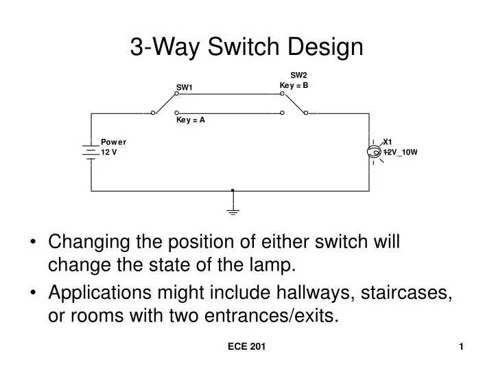 3 way switch design
