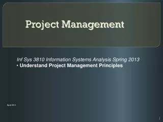 Project Management