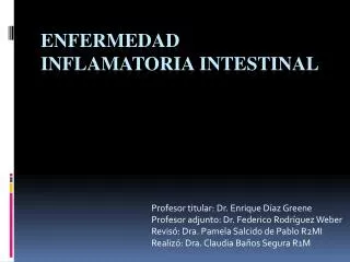 enfermedad inflamatoria intestinal