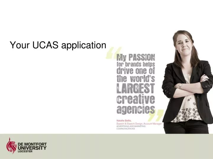 your ucas application