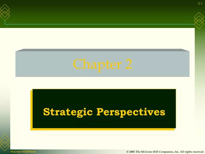 strategic perspectives