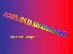 SCHOOL RULES AND REGULATIONS - slide 1