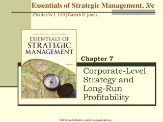 Corporate-Level Strategy and Long-Run Profitability