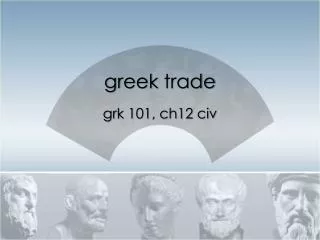 greek trade
