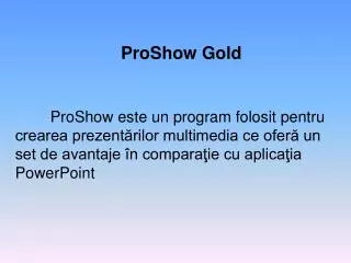 proshow gold