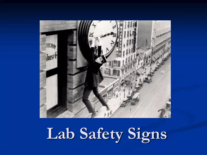 lab safety signs