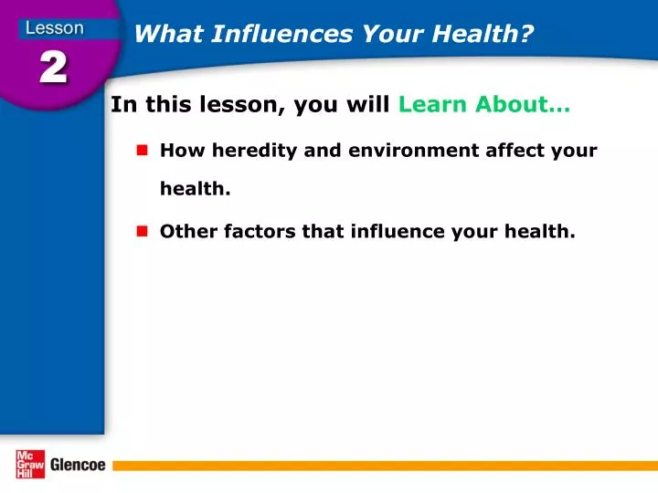 what influences your health