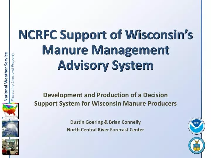 ncrfc support of wisconsin s manure management advisory system