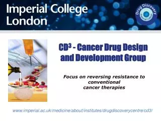 CD 3 - Cancer Drug Design and Development Group
