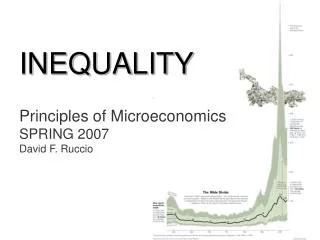 INEQUALITY Principles of Microeconomics SPRING 2007 David F. Ruccio