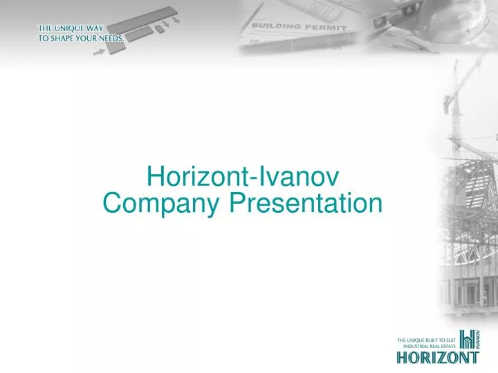 horizont ivanov company presentation