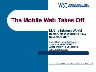 The Mobile Web Takes Off