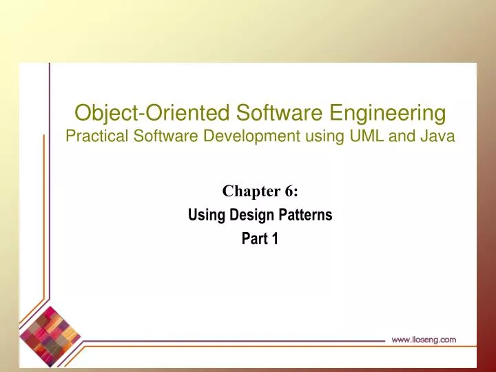 chapter 6 using design patterns part 1