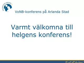 vonb konferens p arlanda stad