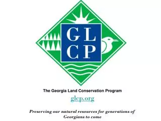 The Georgia Land Conservation Program glcp