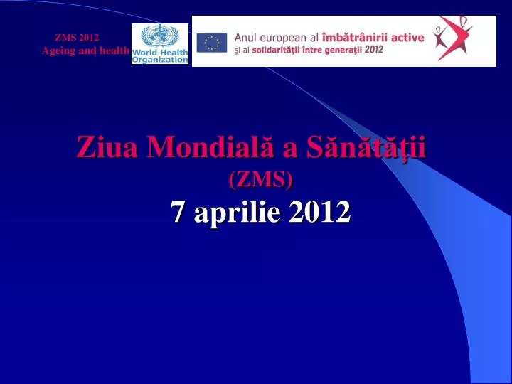 zms 2012 ageing and health