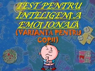 test pentru inteligen a emo ional