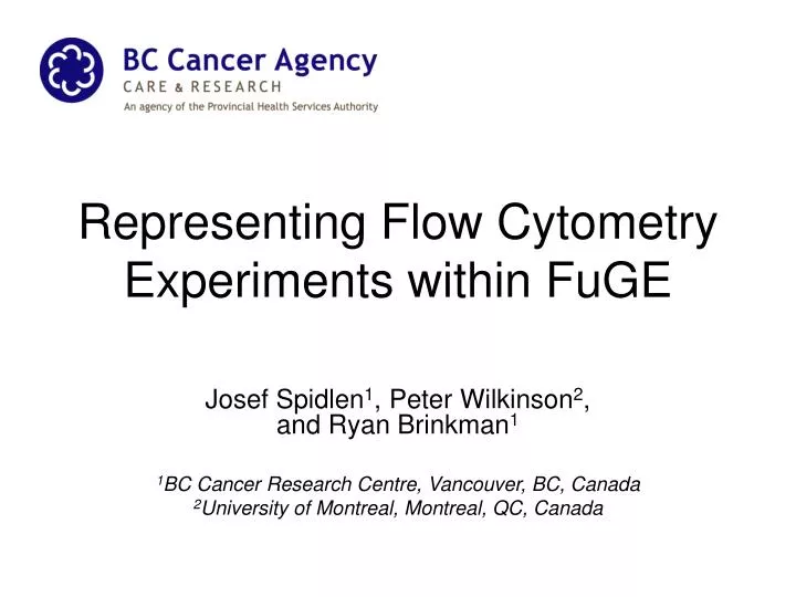 representing flow cytometry experiments within fuge