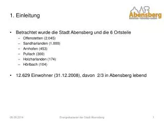 1 einleitung